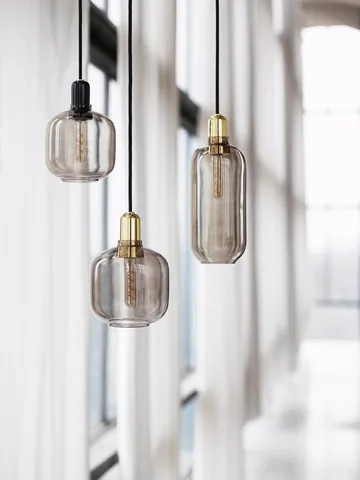 Amp灯小号 - 灰色_黑色 - Normann Copenhagen