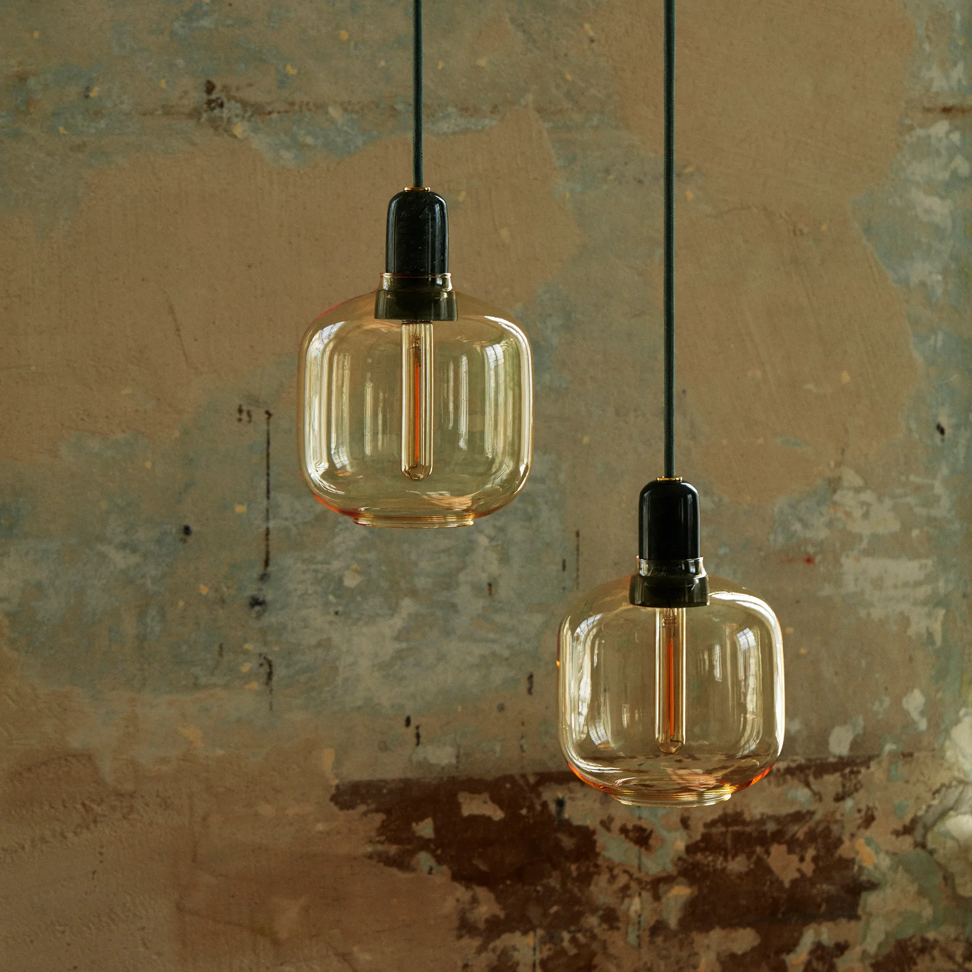 Amp灯小号, 金色_绿色 Normann Copenhagen