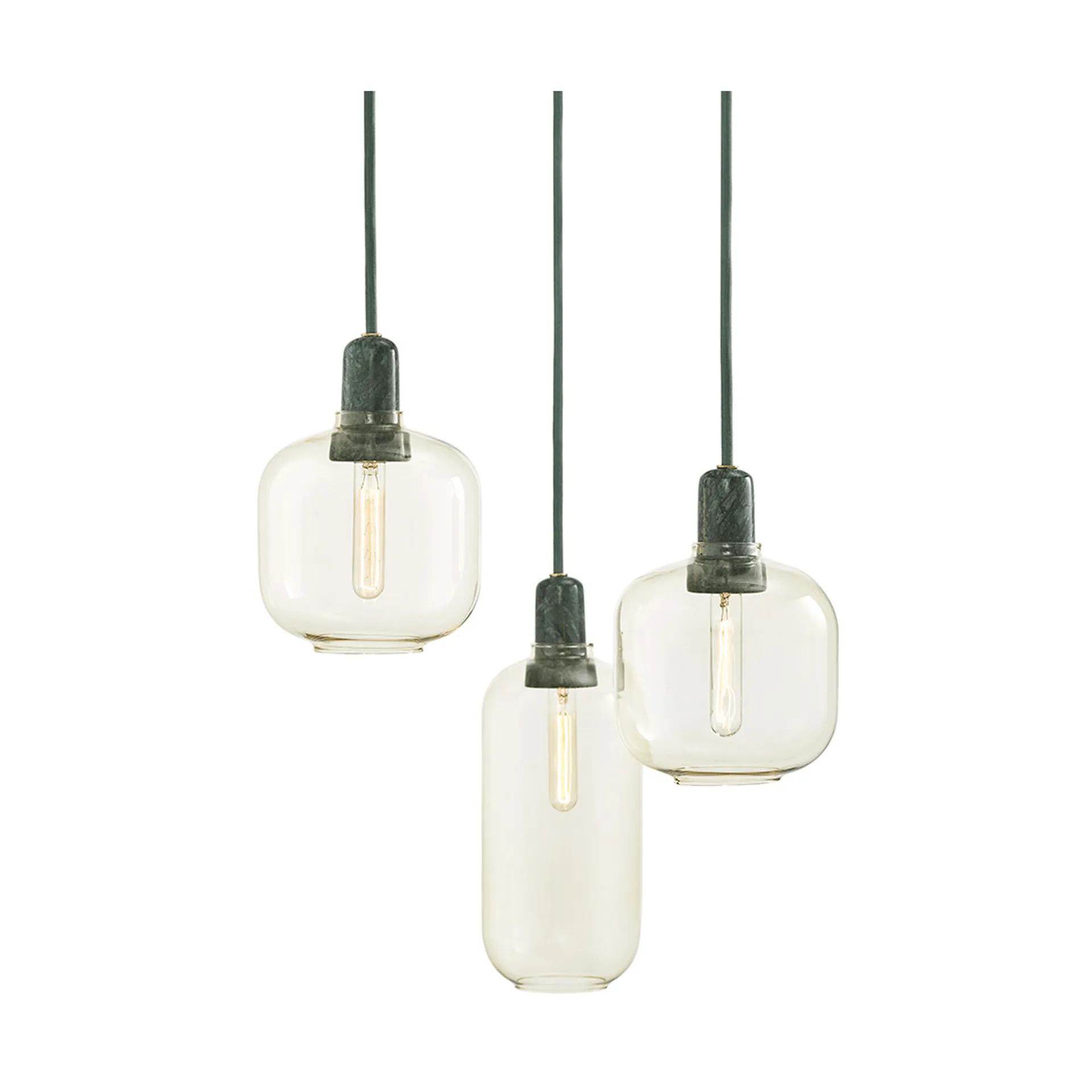 Amp灯小号, 金色_绿色 Normann Copenhagen