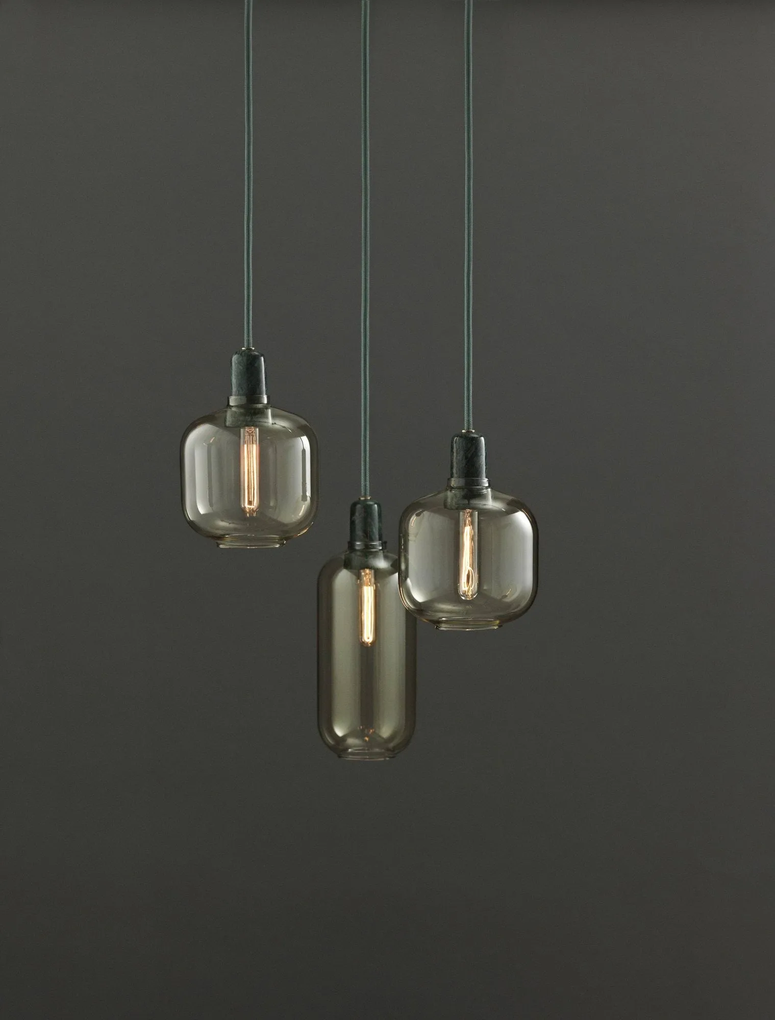 Amp灯小号, 金色_绿色 Normann Copenhagen