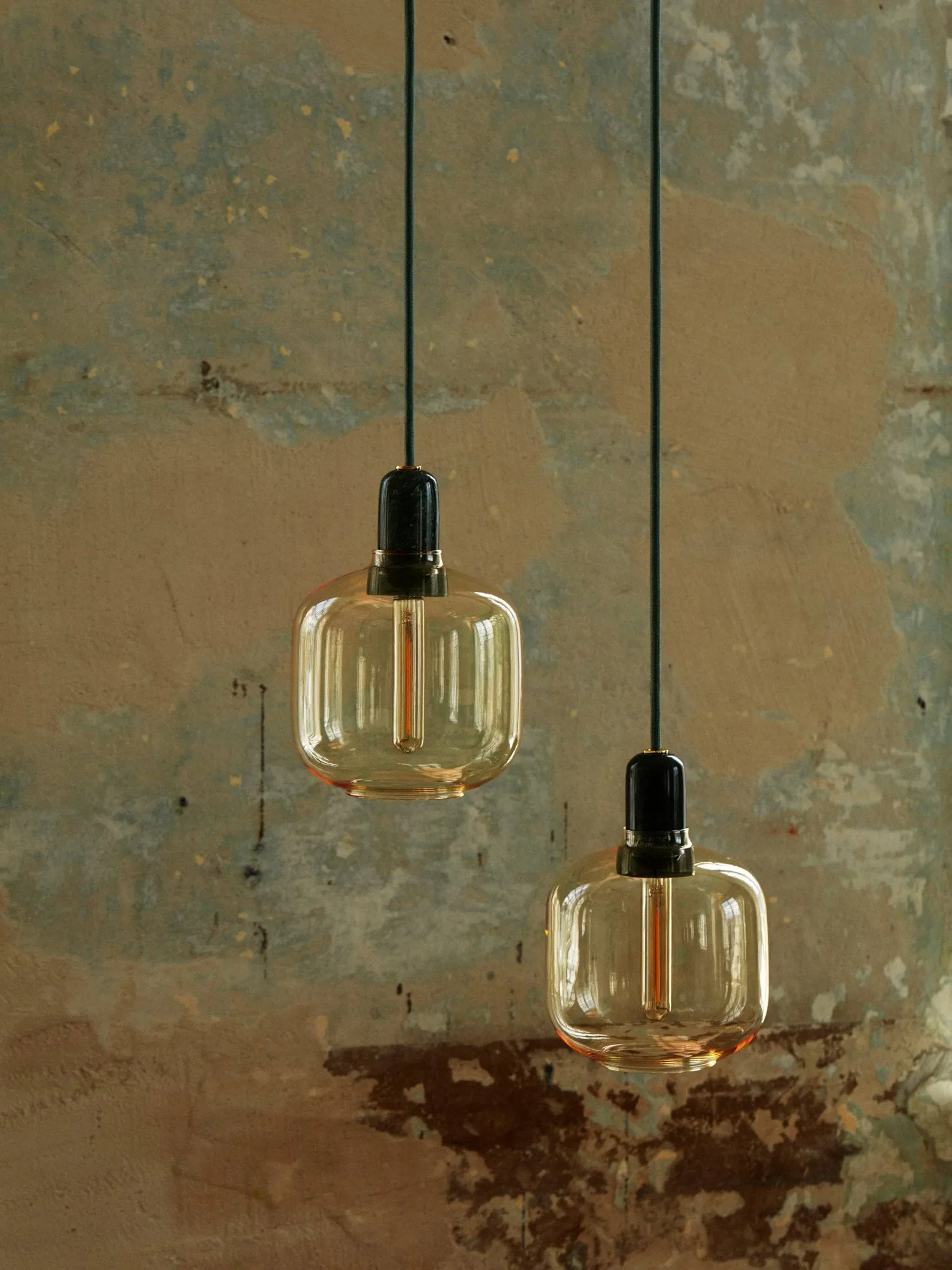 Amp灯小号, 金色_绿色 Normann Copenhagen