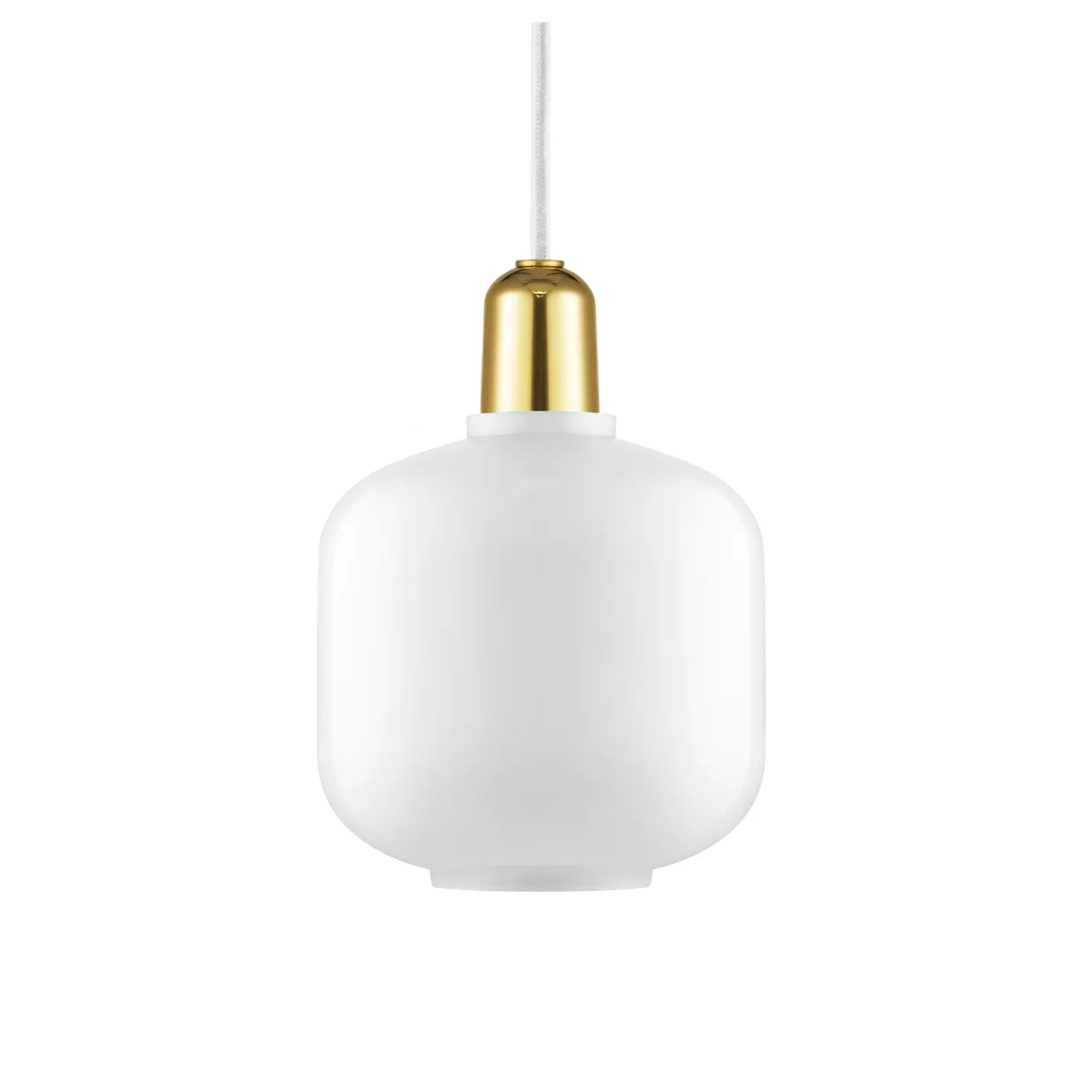 Amp灯小号, 白色_黄铜色 Normann Copenhagen