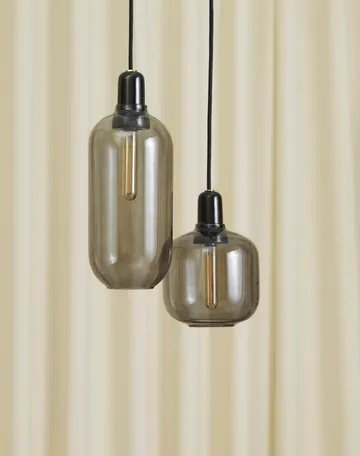 Amp灯大号 - 灰色_黑色 - Normann Copenhagen