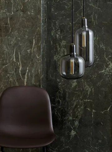 Amp灯大号 - 灰色_黑色 - Normann Copenhagen