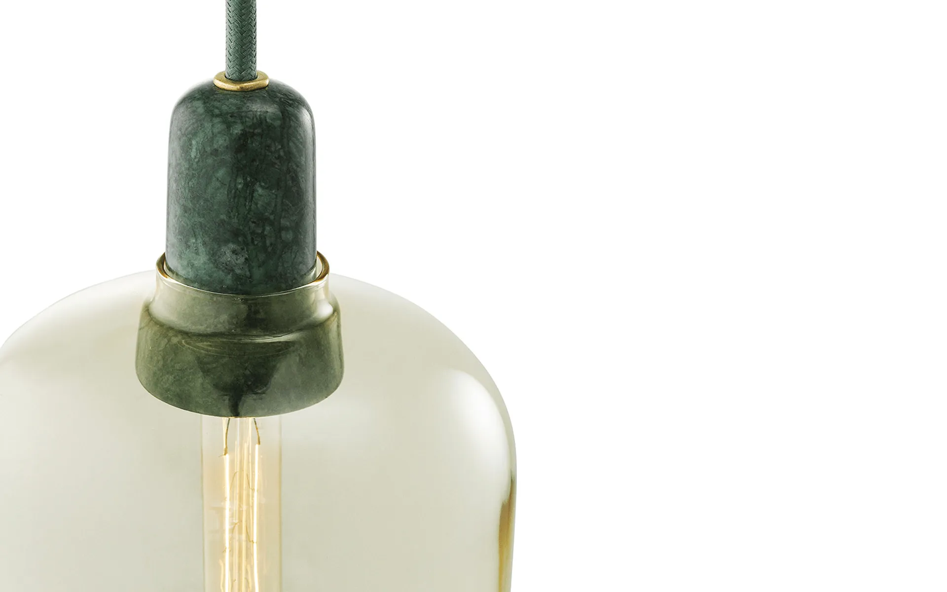 Amp灯大号, 金色_绿色 Normann Copenhagen