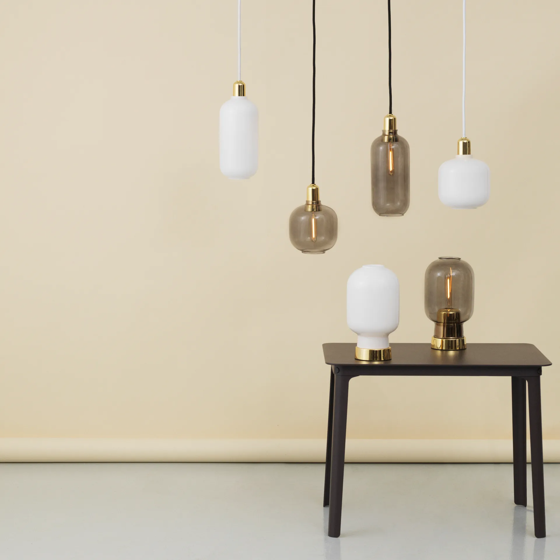 Amp灯大号, 烟熏黄铜色 Normann Copenhagen