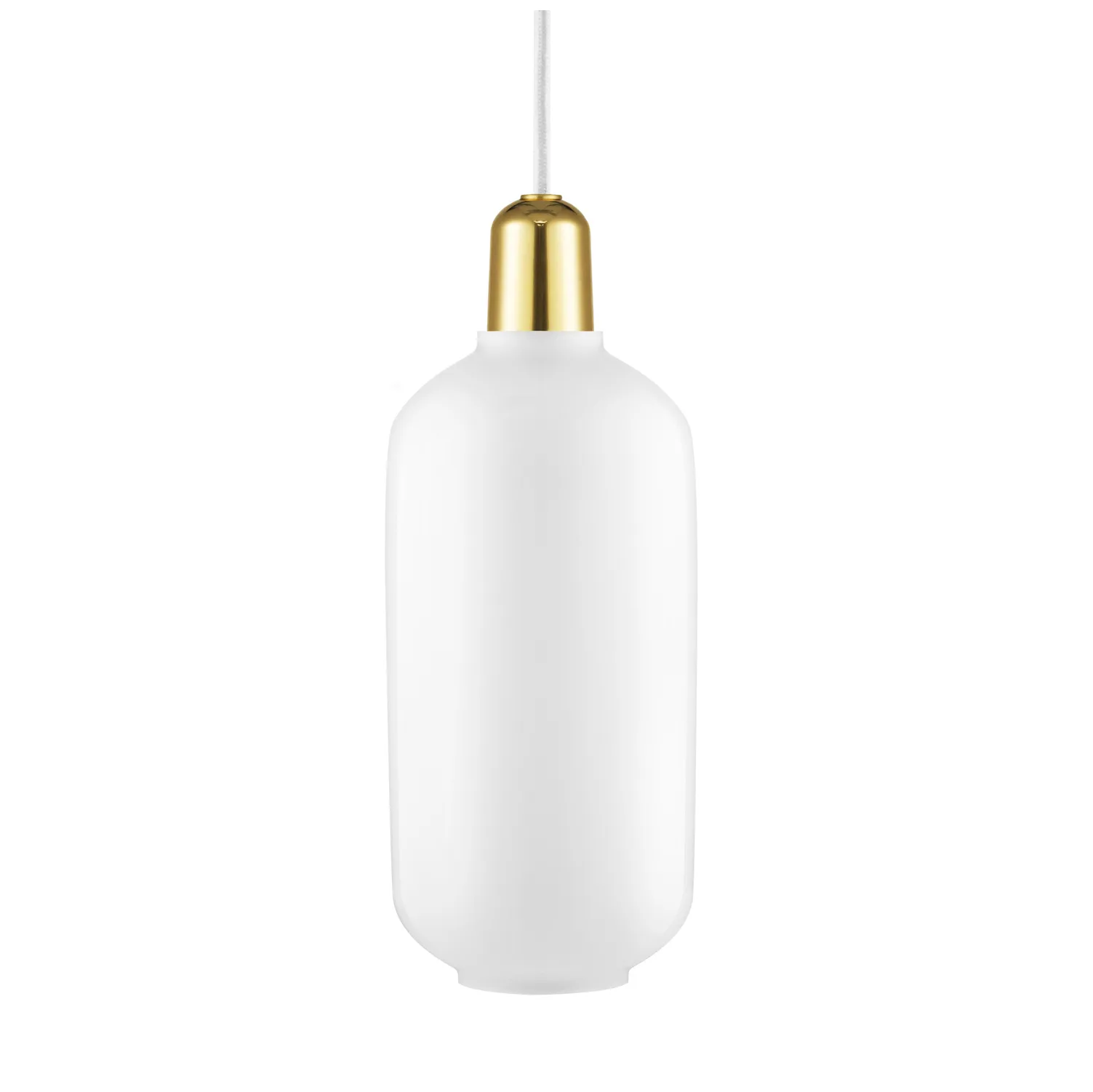 Amp灯大号, 白色_黄铜色 Normann Copenhagen
