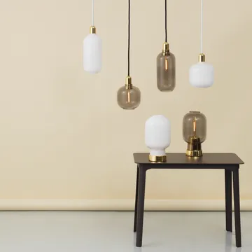 Amp灯大号 - 白色_黄铜色 - Normann Copenhagen