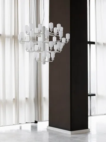 Amp 北欧简约风格枝形吊灯 - 白色_大号 - Normann Copenhagen
