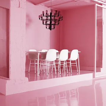 Amp 北欧简约风格枝形吊灯 - 绿色配金色_大号 - Normann Copenhagen