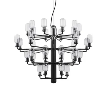 Amp 北欧简约风格枝形吊灯 - 黑色_大号 - Normann Copenhagen