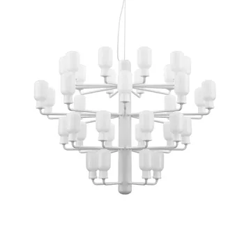 Amp 北欧简约风格枝形吊灯 - 白色_大号 - Normann Copenhagen