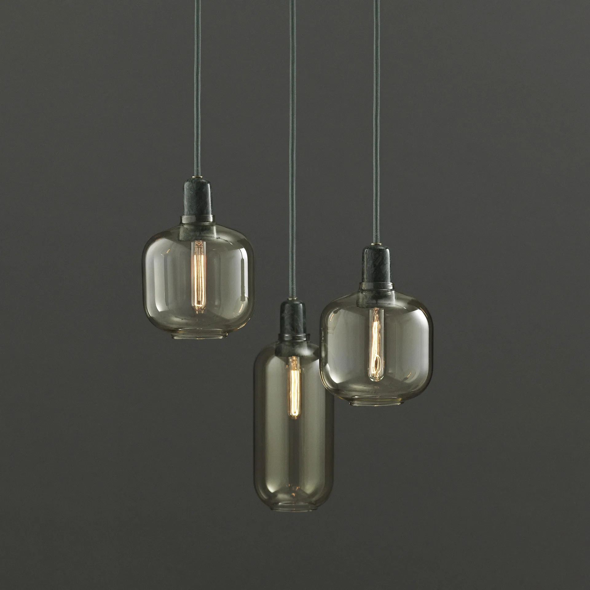 Amp灯小号, 金色_绿色 Normann Copenhagen