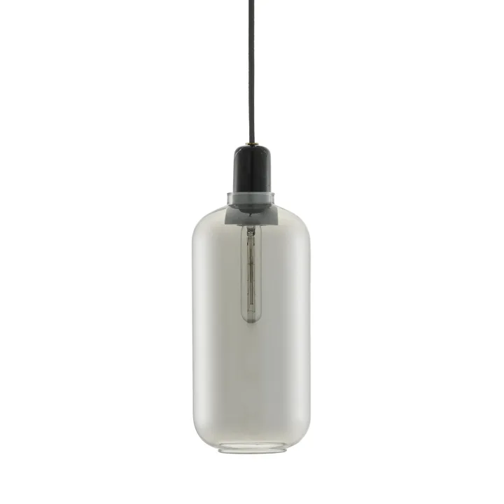 Amp灯大号 - 灰色_黑色 - Normann Copenhagen