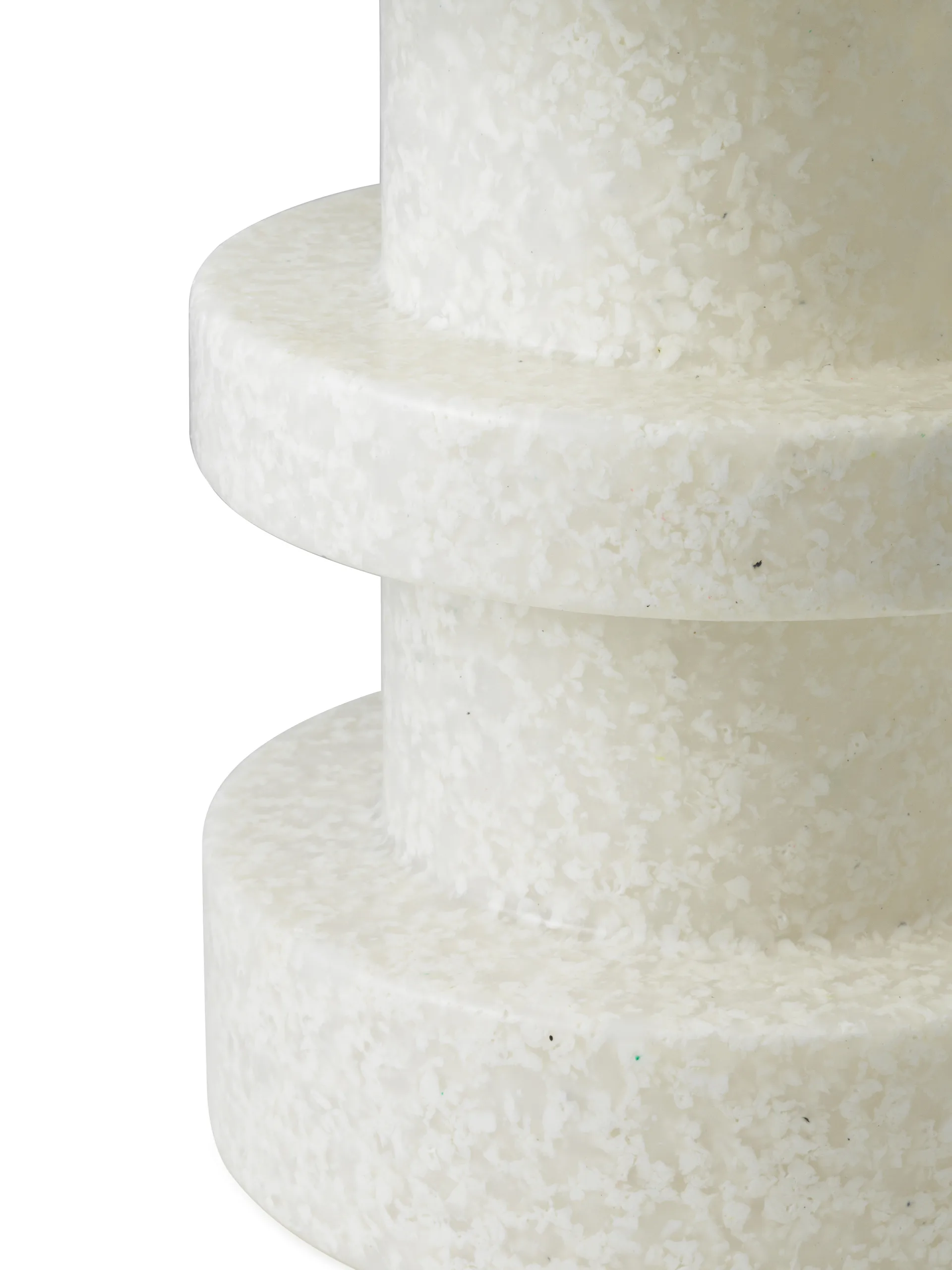 Bit Stack stool 凳子, 白色-白色 Normann Copenhagen