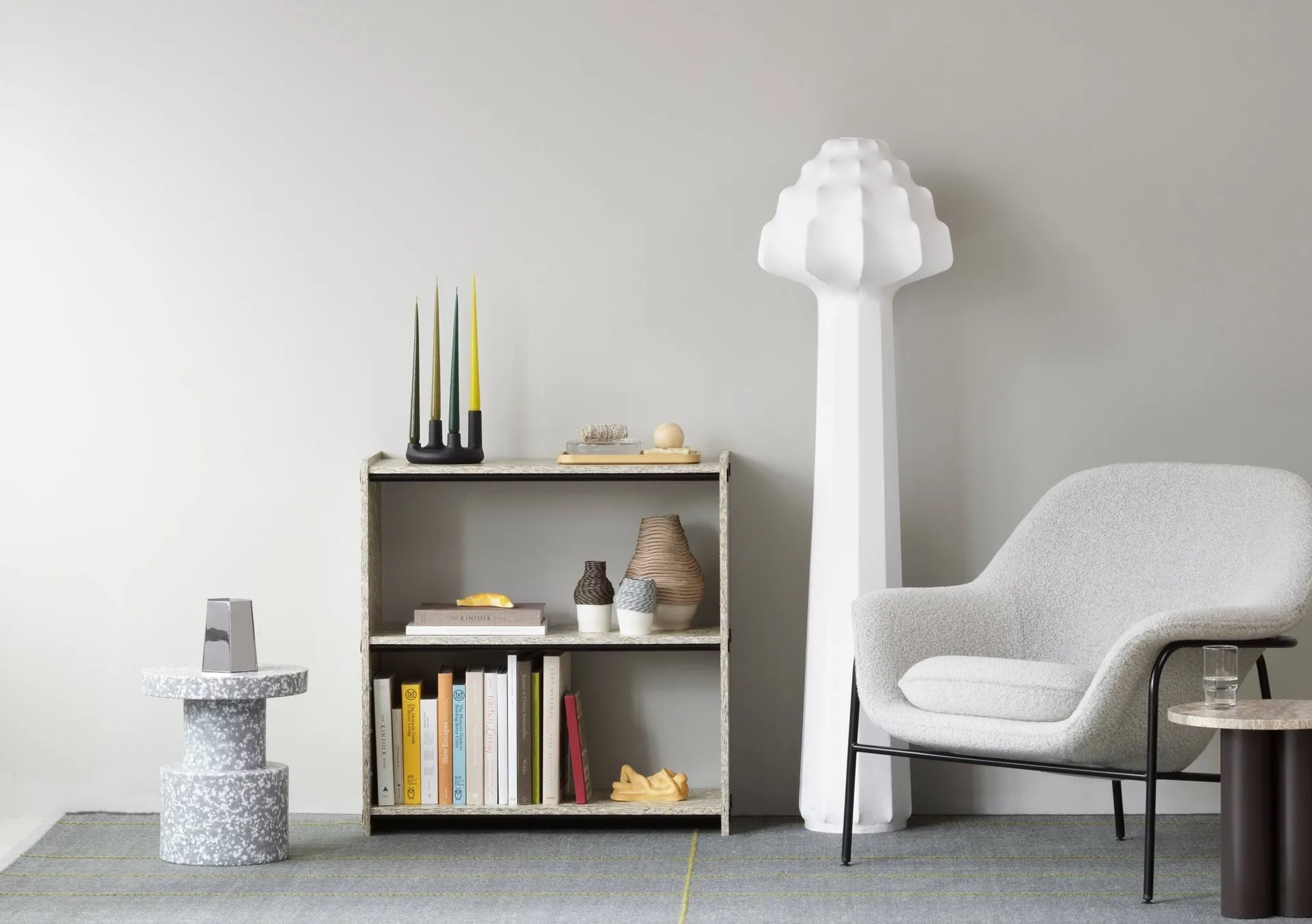 Bit像素系列 吧台凳 丹麦设计, 灰色 Normann Copenhagen