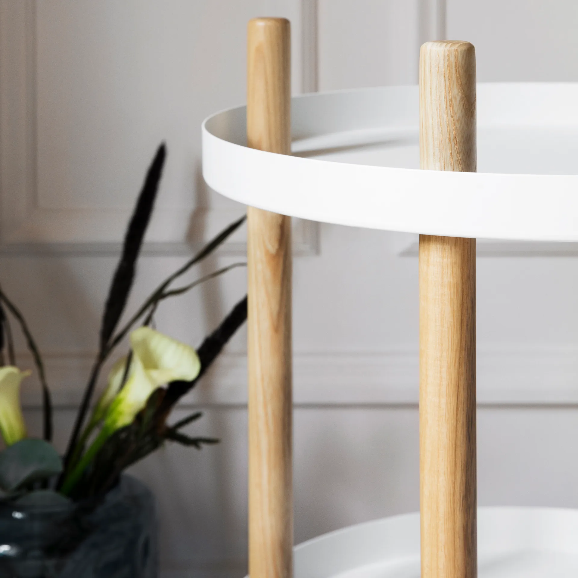 Block 桌子 Ø45cm, 白色 Normann Copenhagen