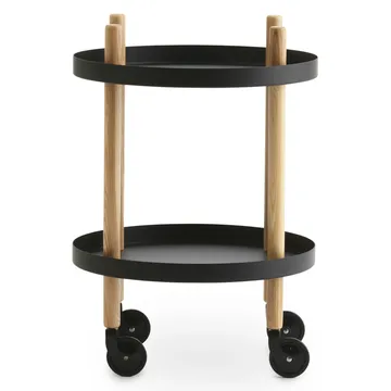 Block 桌子 Ø45cm - 黑色 - Normann Copenhagen