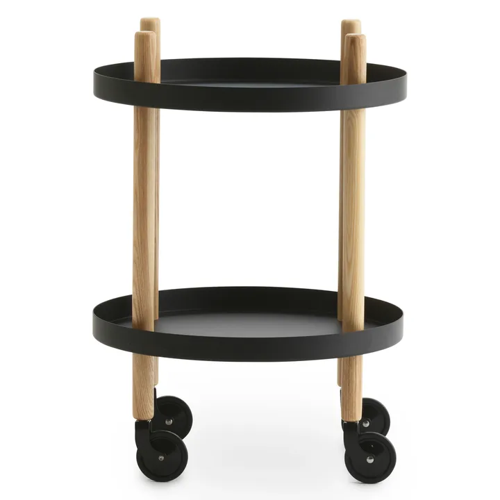 Block 桌子 Ø45cm - 黑色 - Normann Copenhagen