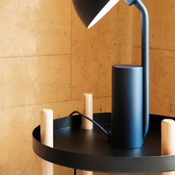 Block 桌子 Ø45cm - 黑色 - Normann Copenhagen