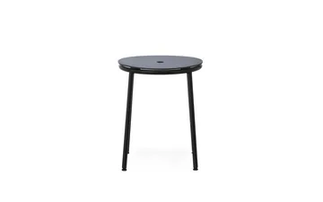 Circa 吧台凳45cm - 黑色铝制 - Normann Copenhagen