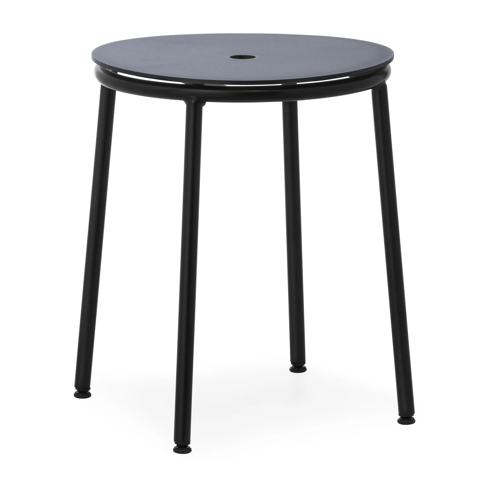 Circa stool 45 cm 凳子, 黑色 aluminium Normann Copenhagen