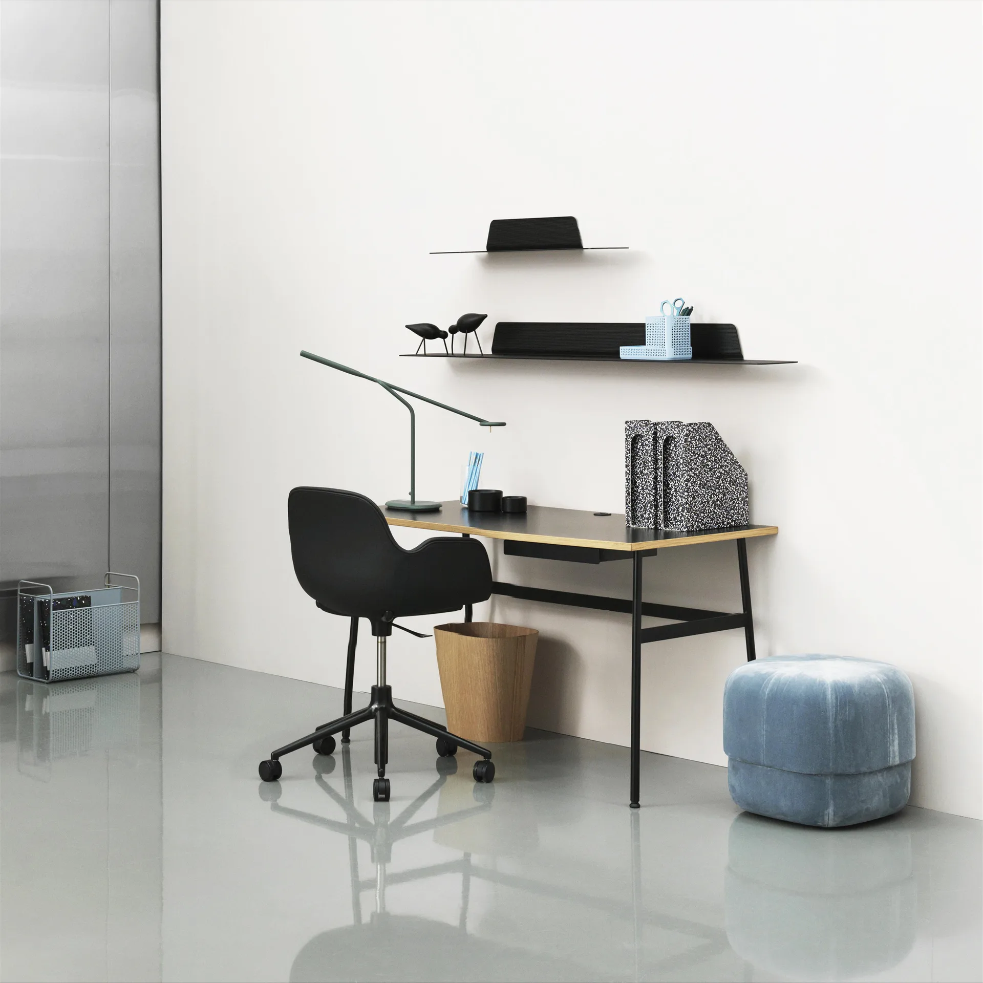 Circus pouf, light 蓝色 Normann Copenhagen