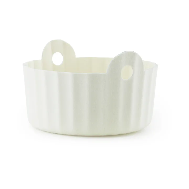 Colu Basket 收纳篮 直径44cm - 奶油色 - Normann Copenhagen