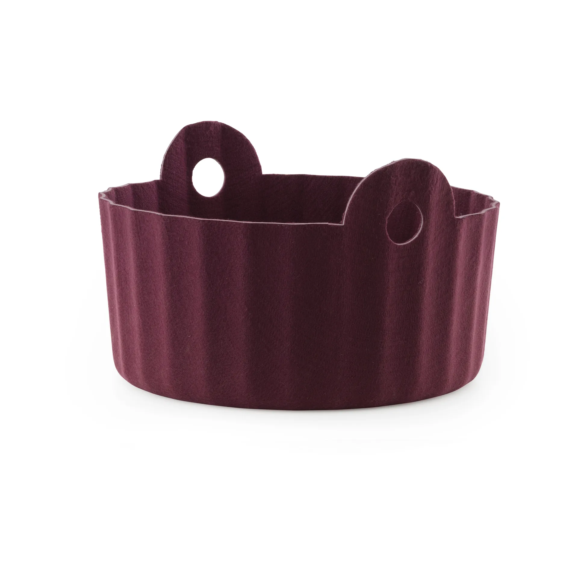 Colu Basket 收纳篮 直径44cm, 勃艮第红 Normann Copenhagen