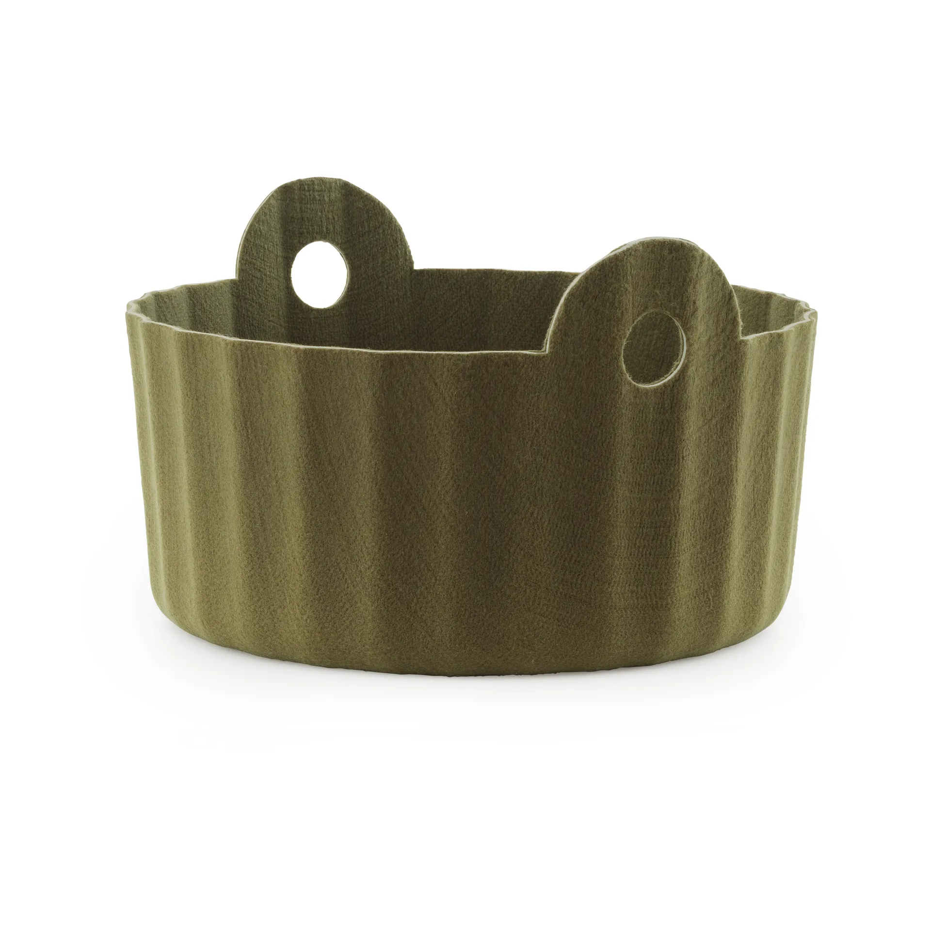 Colu Basket 收纳篮 直径44cm, 橄榄色 Normann Copenhagen