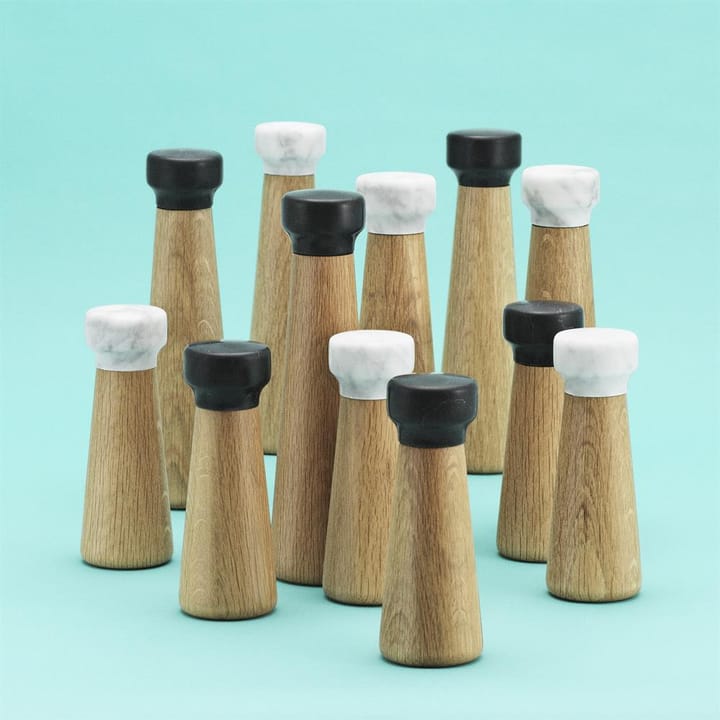 Craft 盐 研磨器oak-white marble, small Normann Copenhagen
