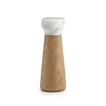 Craft 橡木白色大理石盐研磨器 - 小号 - Normann Copenhagen