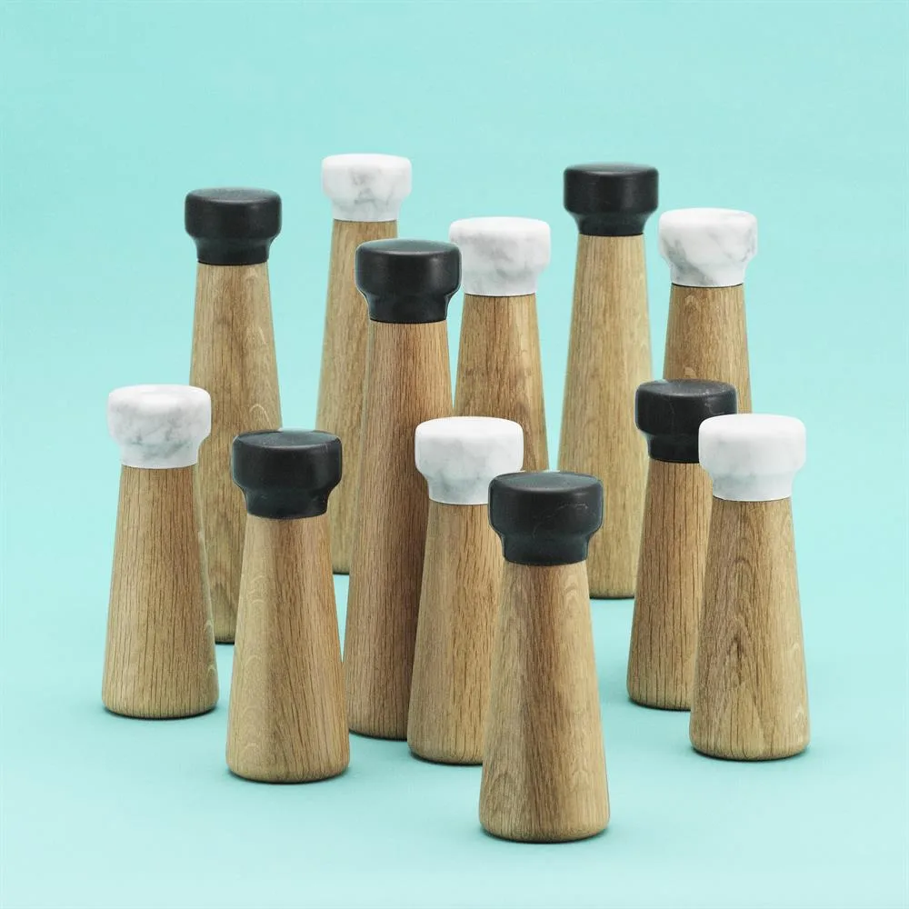 Craft 橡木白色大理石盐研磨器, 大号 Normann Copenhagen