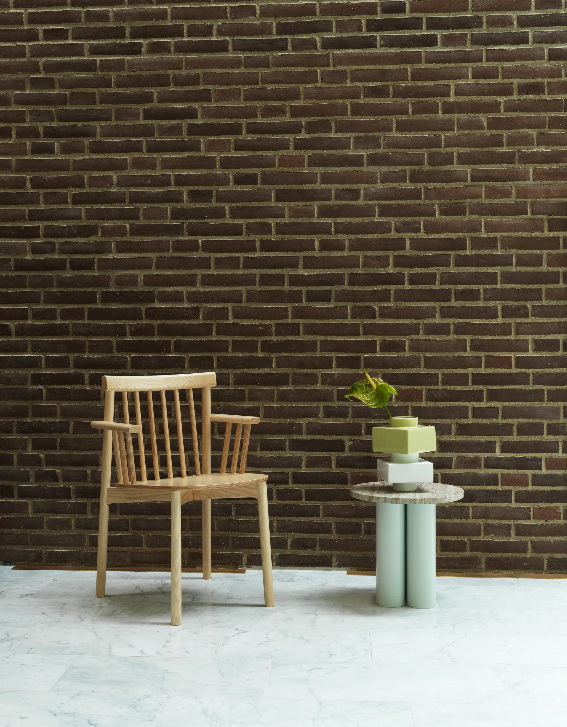 Deko Object S4 花瓶, 鼠尾草绿 Normann Copenhagen