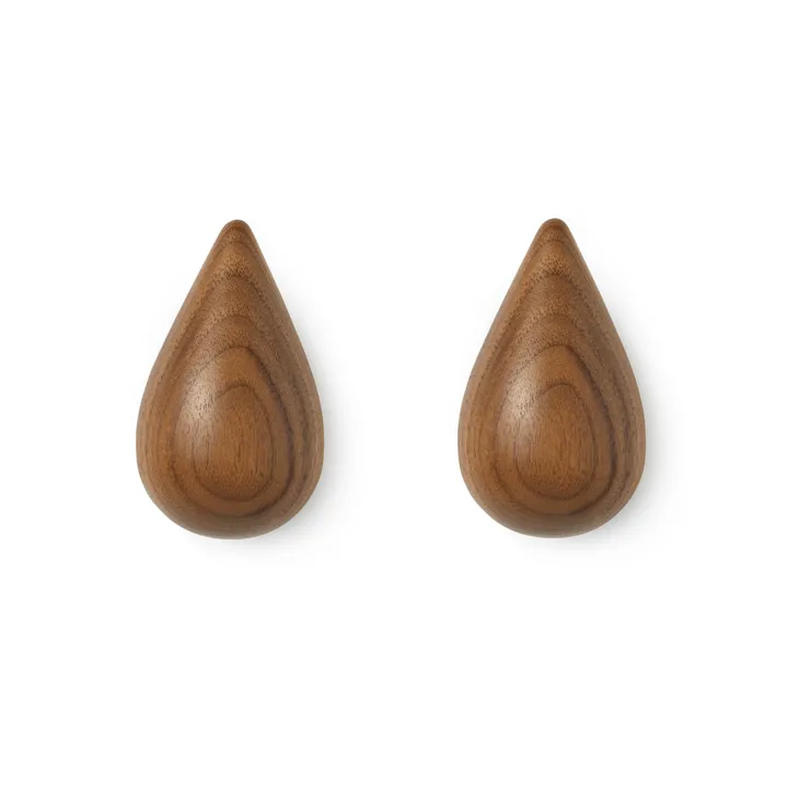 Dropit 旋钮 2件装 胡桃木 - 小号 - Normann Copenhagen