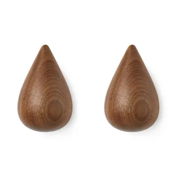 Dropit 旋钮 2件装 胡桃木 - 大号 - Normann Copenhagen