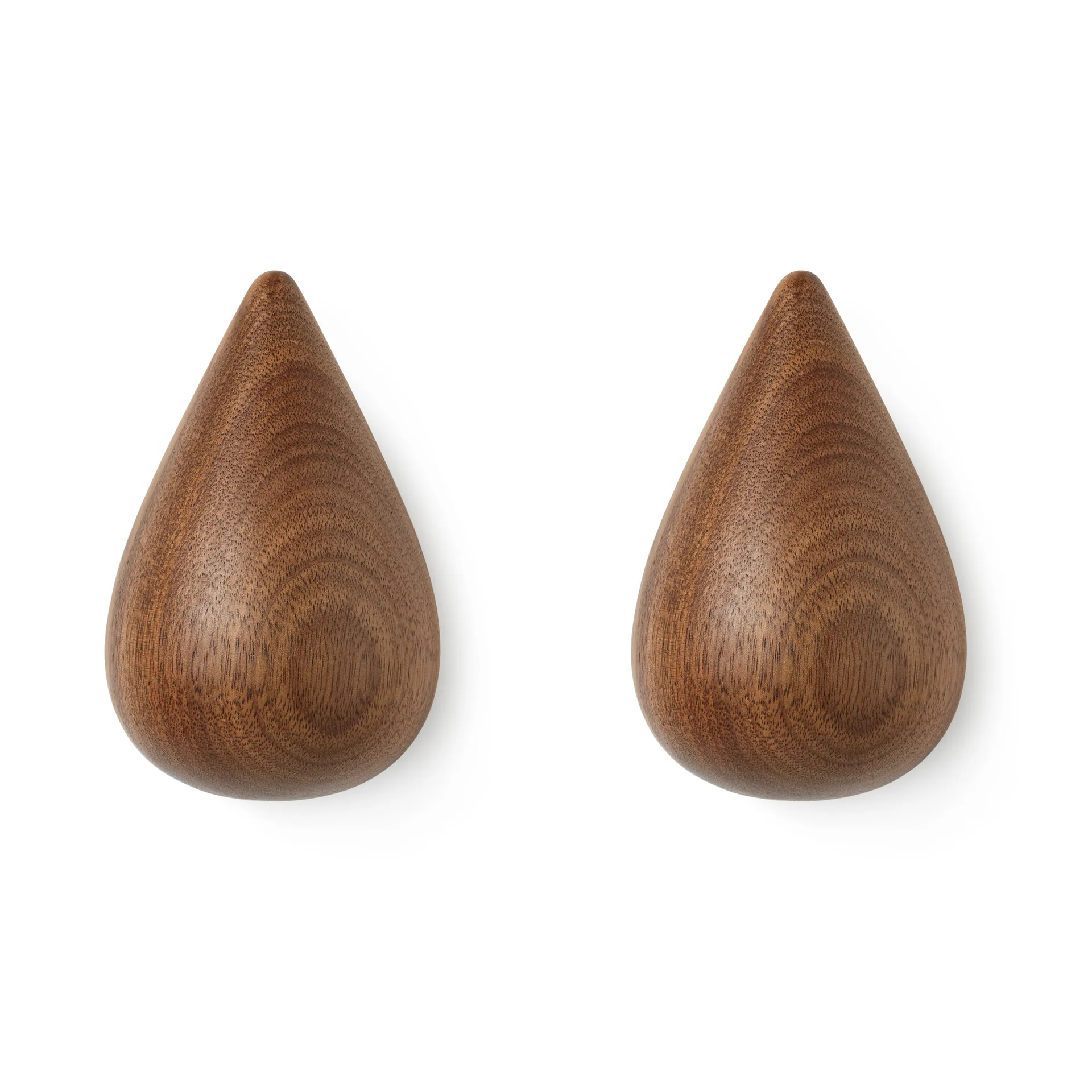 Dropit knob 两件套装 walnut, large Normann Copenhagen