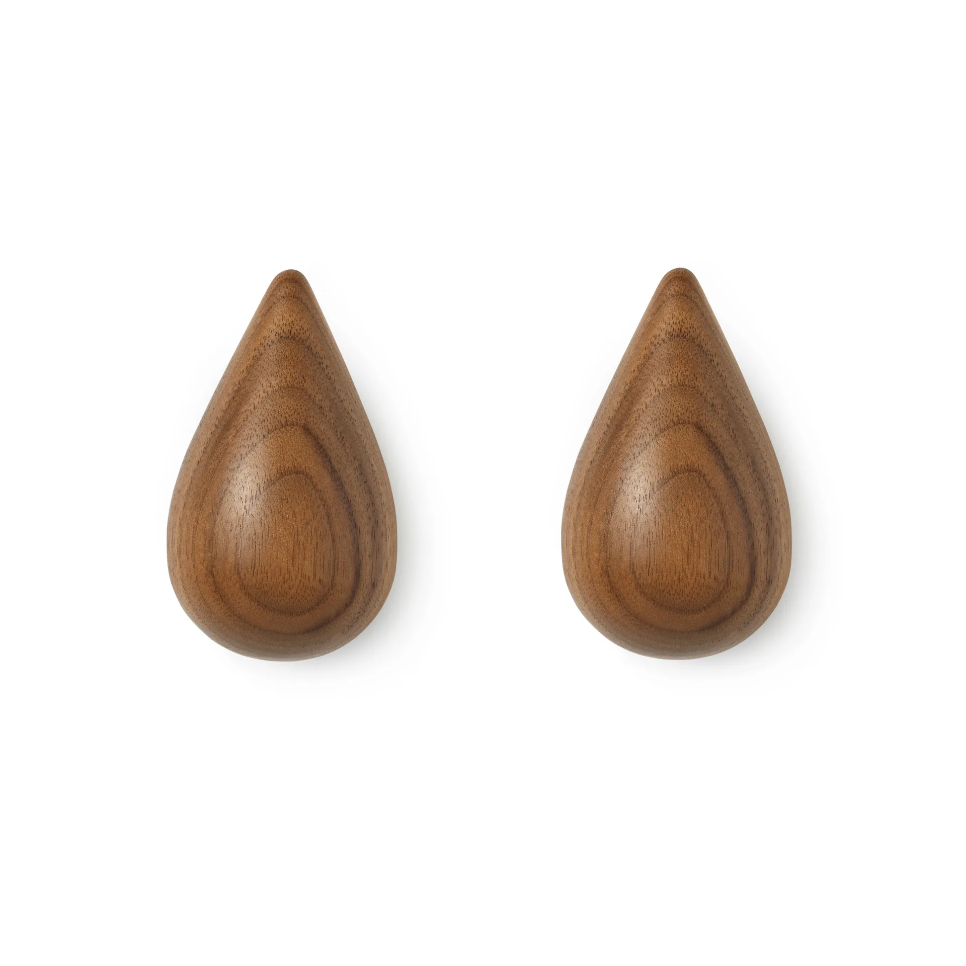 Dropit knob 两件套装 walnut, small Normann Copenhagen