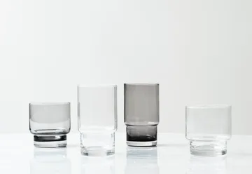 Fit 北欧简约设计玻璃水杯L款380ml - 烟熏色 - Normann Copenhagen