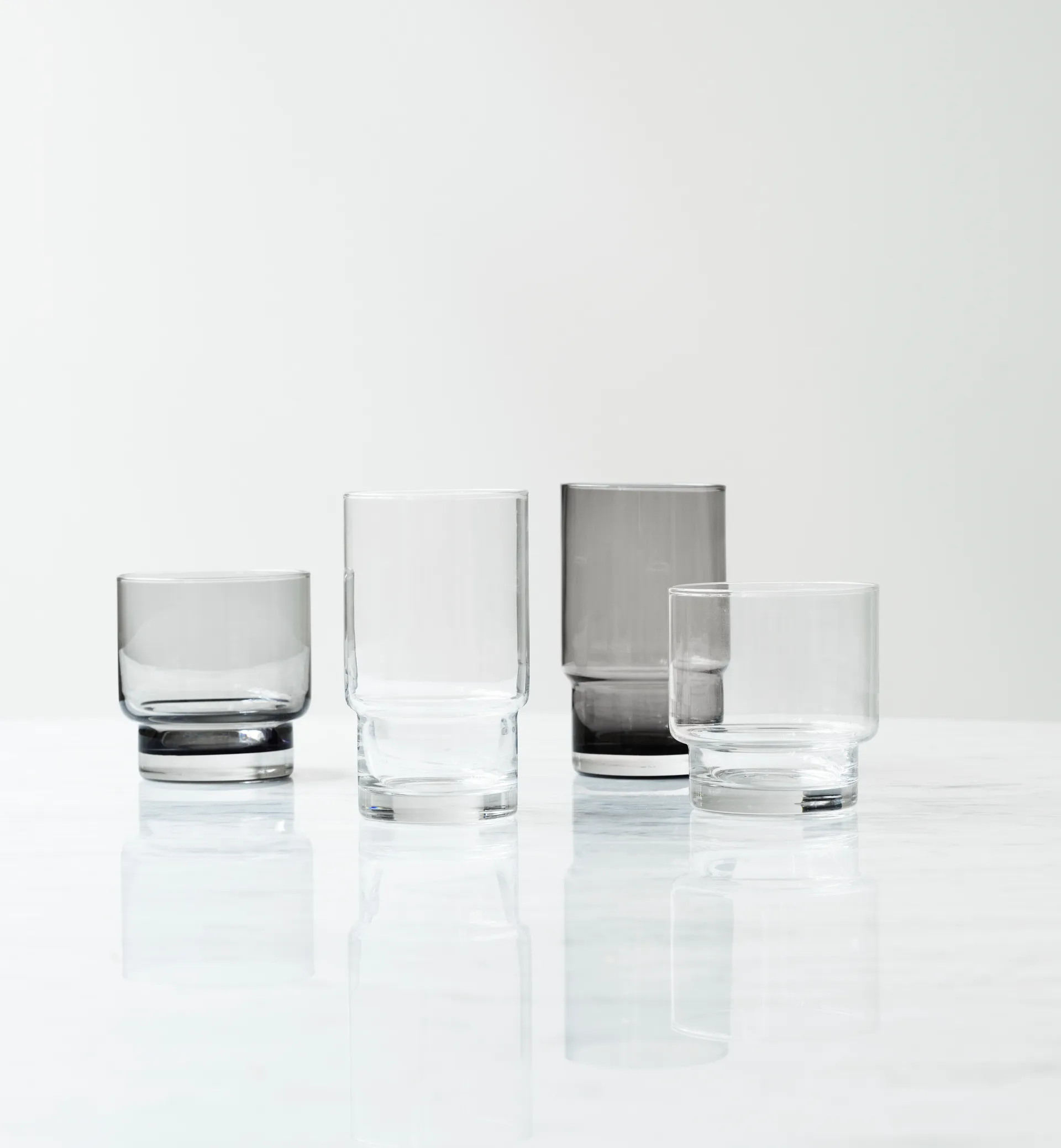 Fit 北欧简约设计玻璃水杯L款380ml, 透明 Normann Copenhagen