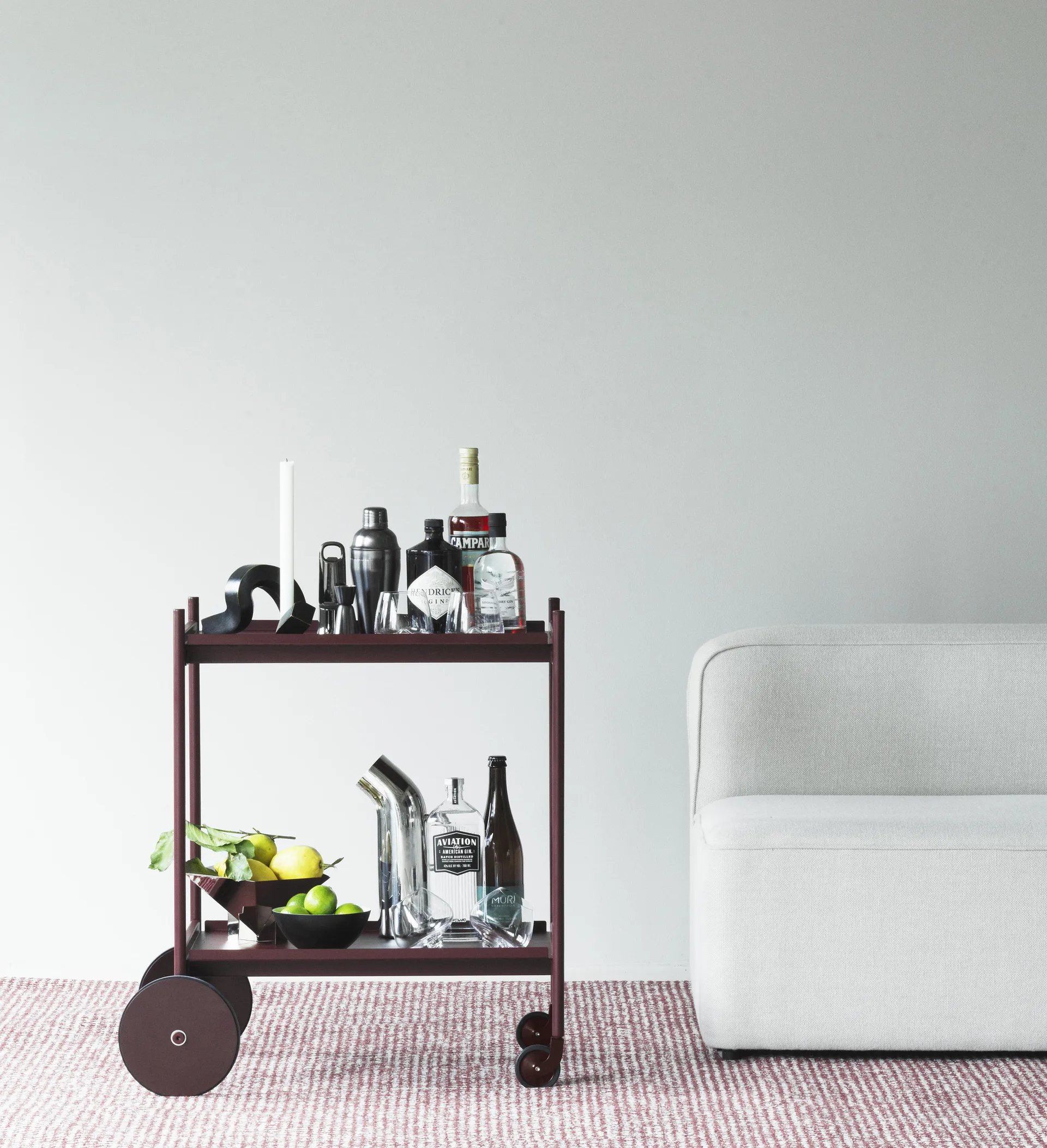 Flick 地毯, 170x240cm_红色 Normann Copenhagen