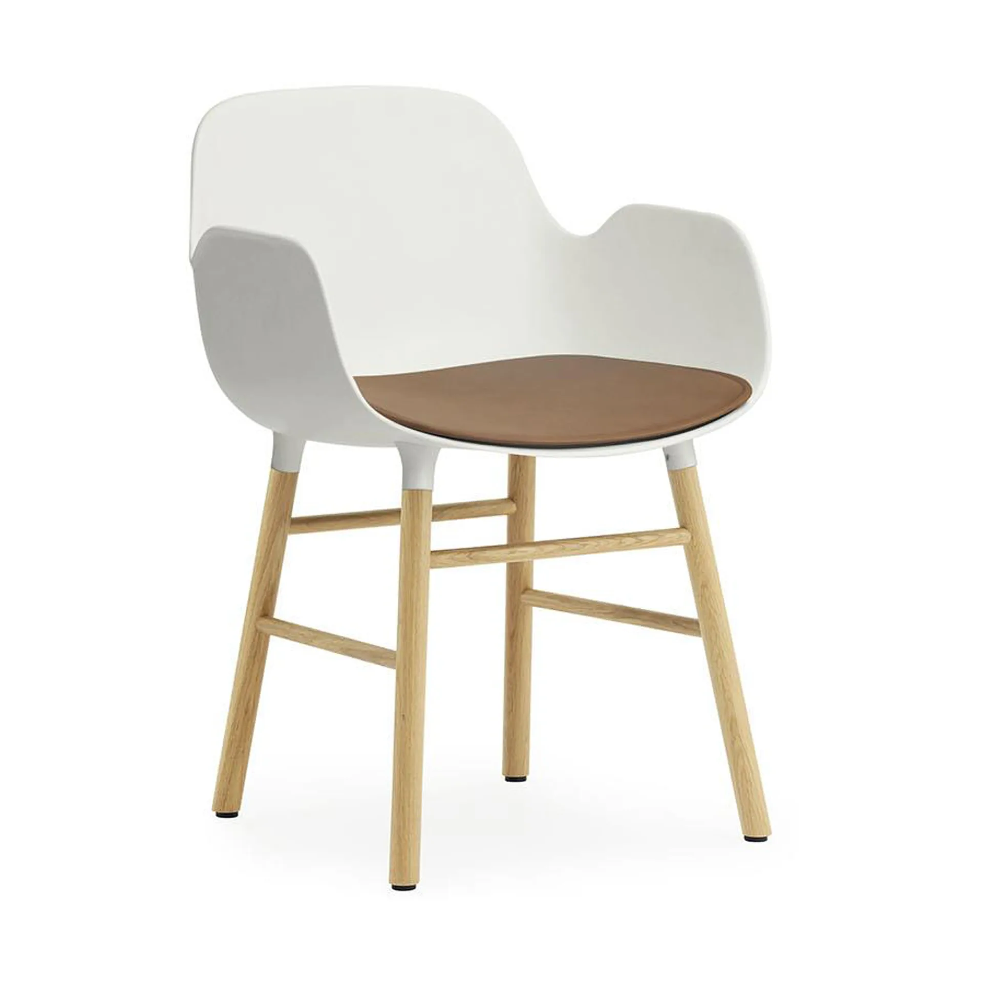 Form 超纤皮座垫, 白兰地色41574 Normann Copenhagen
