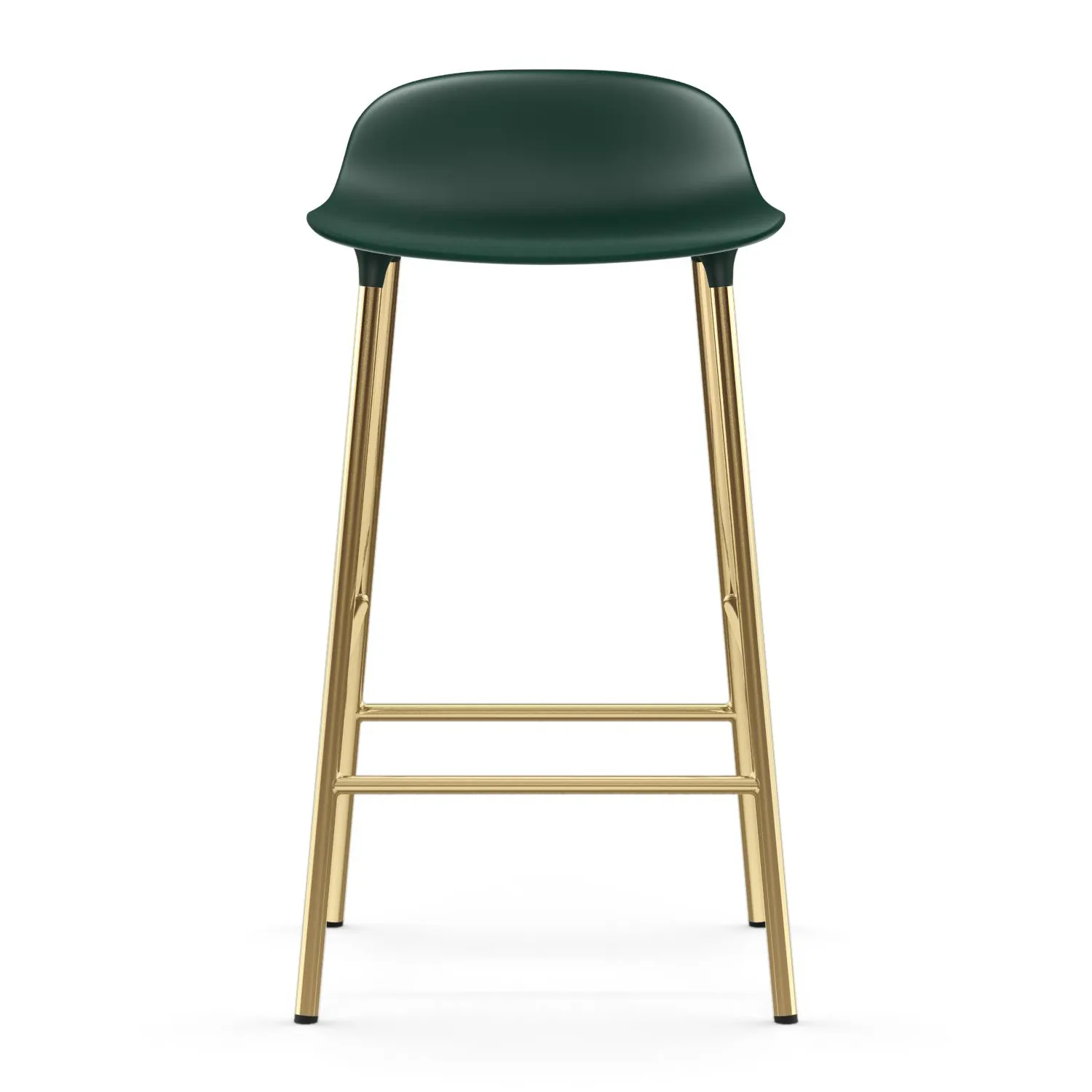 Form 吧台椅 青铜色椅腿65cm, 绿色 Normann Copenhagen