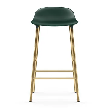 Form 吧台椅 青铜色椅腿65cm - 绿色 - Normann Copenhagen