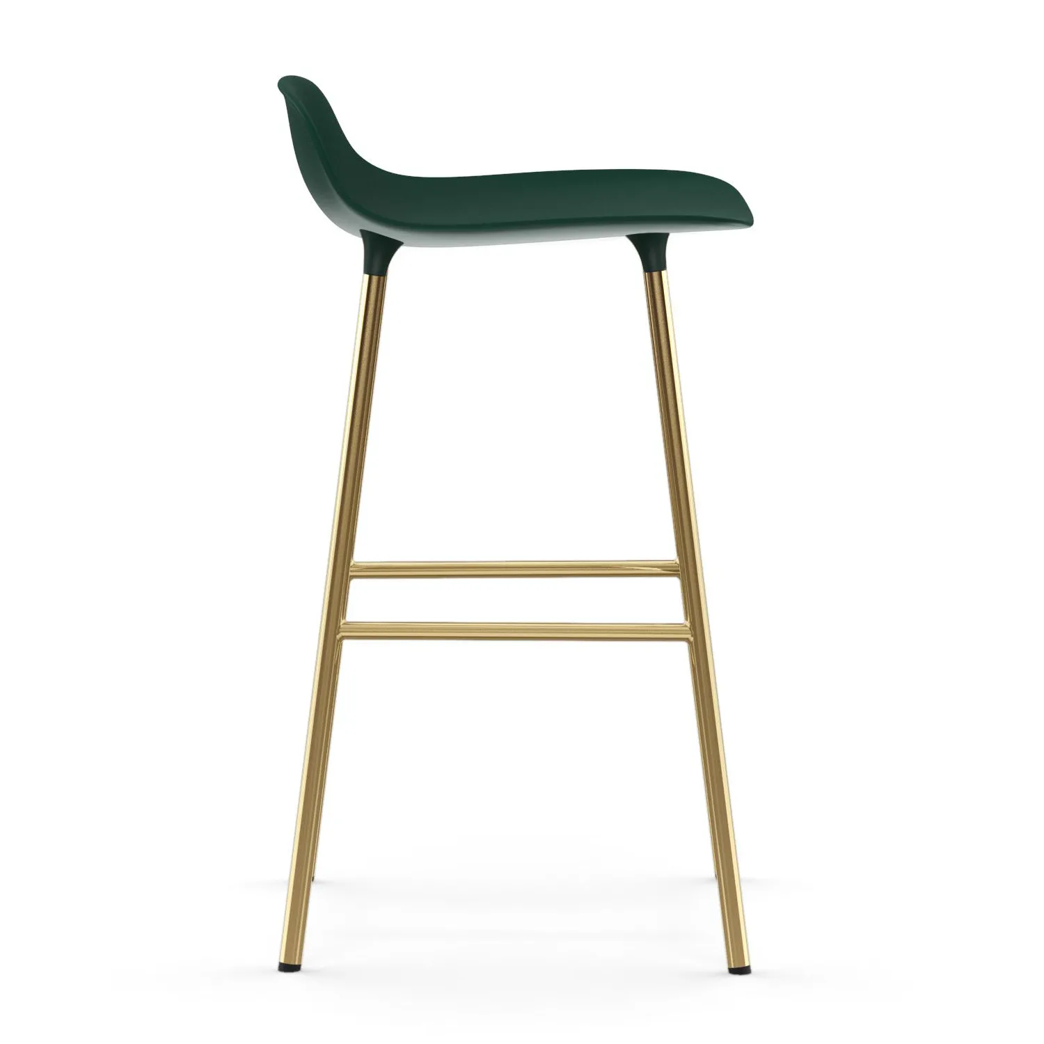 Form 吧台椅 青铜色椅腿65cm, 绿色 Normann Copenhagen
