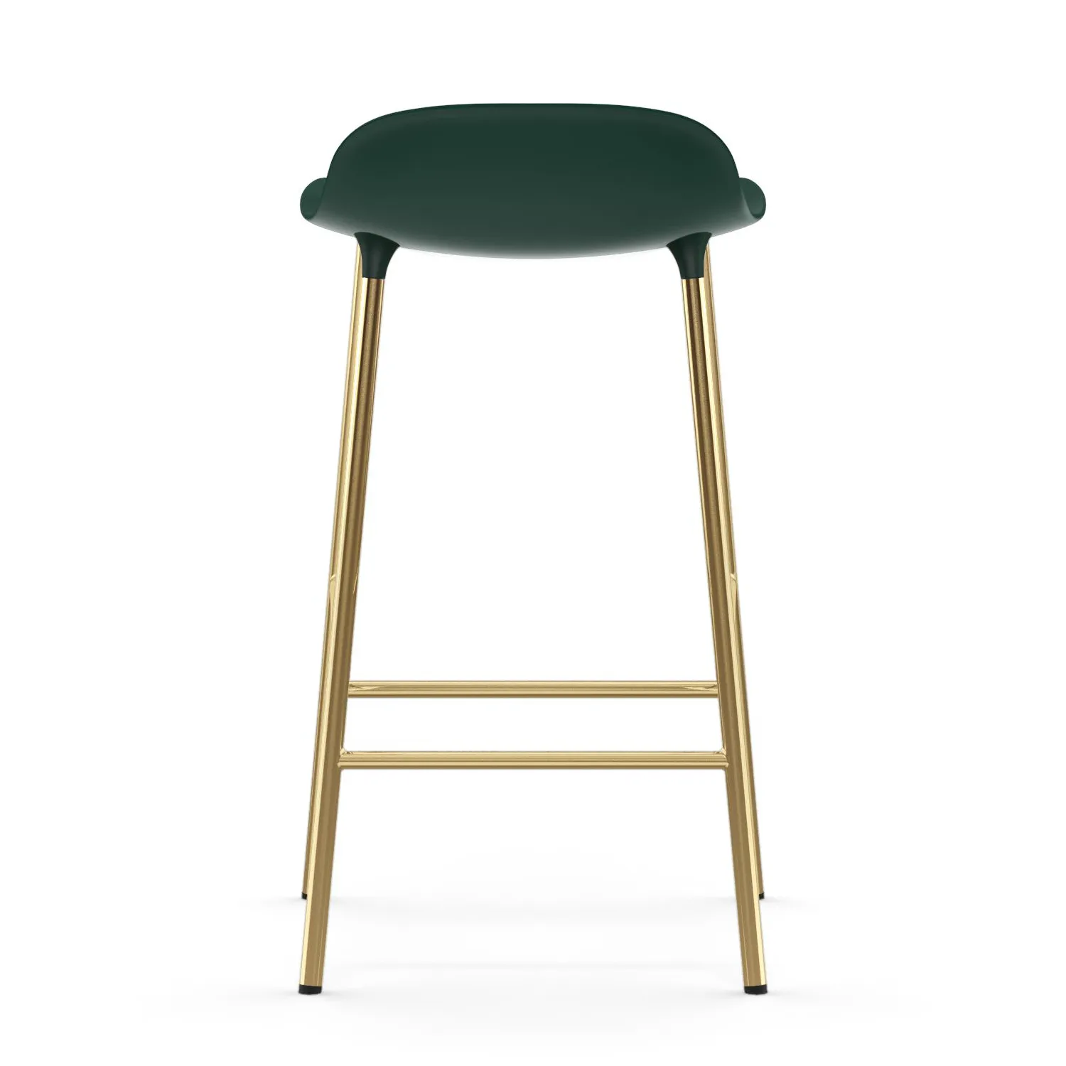 Form 吧台椅 青铜色椅腿65cm, 绿色 Normann Copenhagen