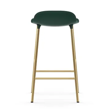 Form 吧台椅 青铜色椅腿65cm - 绿色 - Normann Copenhagen