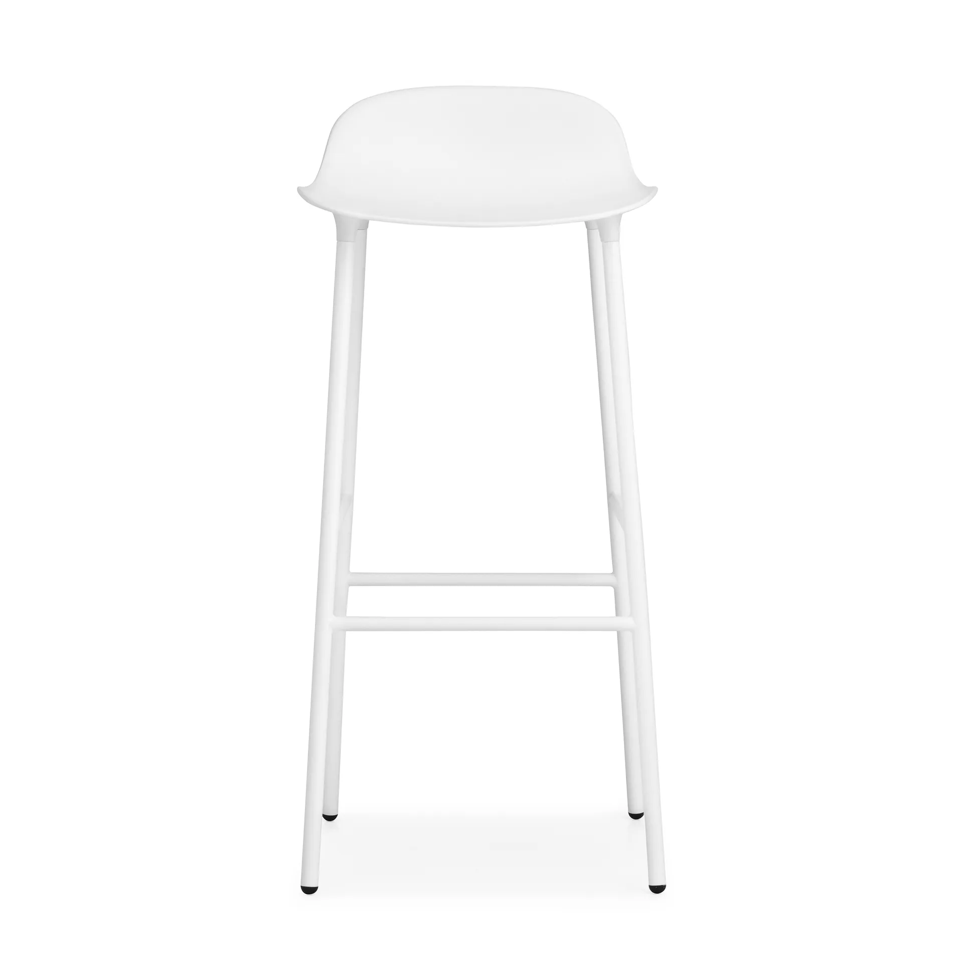 Form 吧台椅 金属腿75cm, 白色 Normann Copenhagen