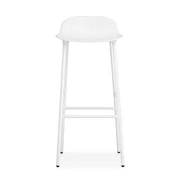 Form 吧台椅 金属腿75cm - 白色 - Normann Copenhagen