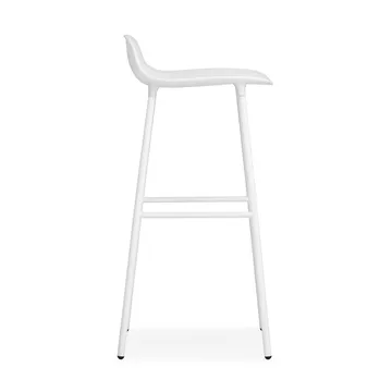 Form 吧台椅 金属腿75cm - 白色 - Normann Copenhagen